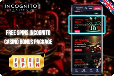 Incognito Casino Bonus Free Spins Package